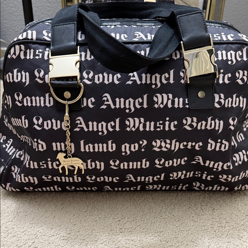 L.A.M.B. Black and White Tote Bag lamb gwen